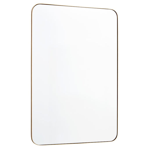 Quorum 24X36 Stadium Mirror, Gold - 12-2436-21