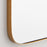 Quorum 24X36 Stadium Mirror, Gold