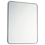 Quorum 24X36 Stadium Mirror, Matte Black - 12-2436-59