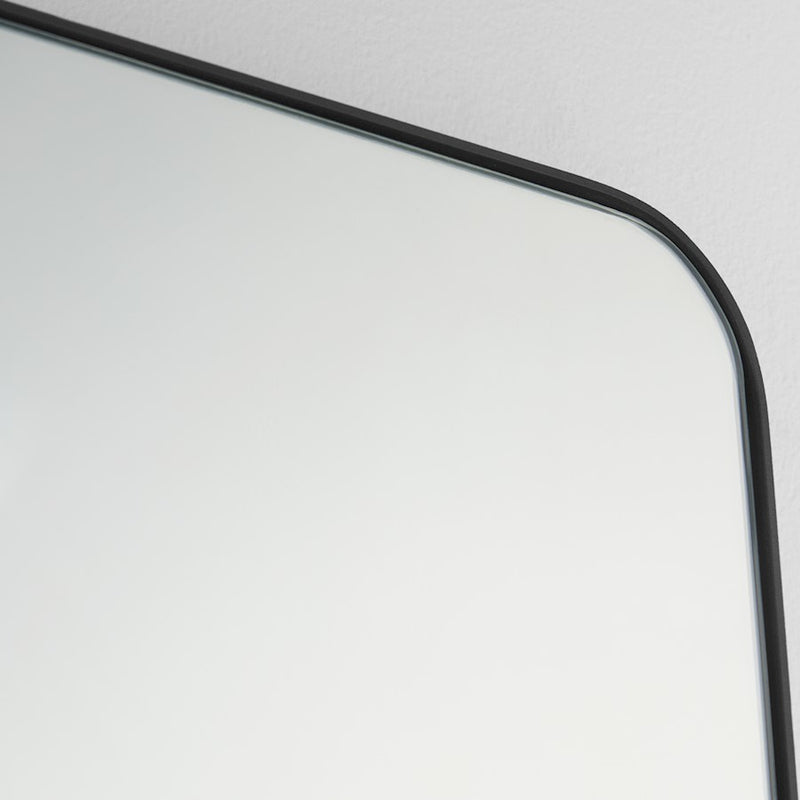 Quorum 24X36 Stadium Mirror, Matte Black