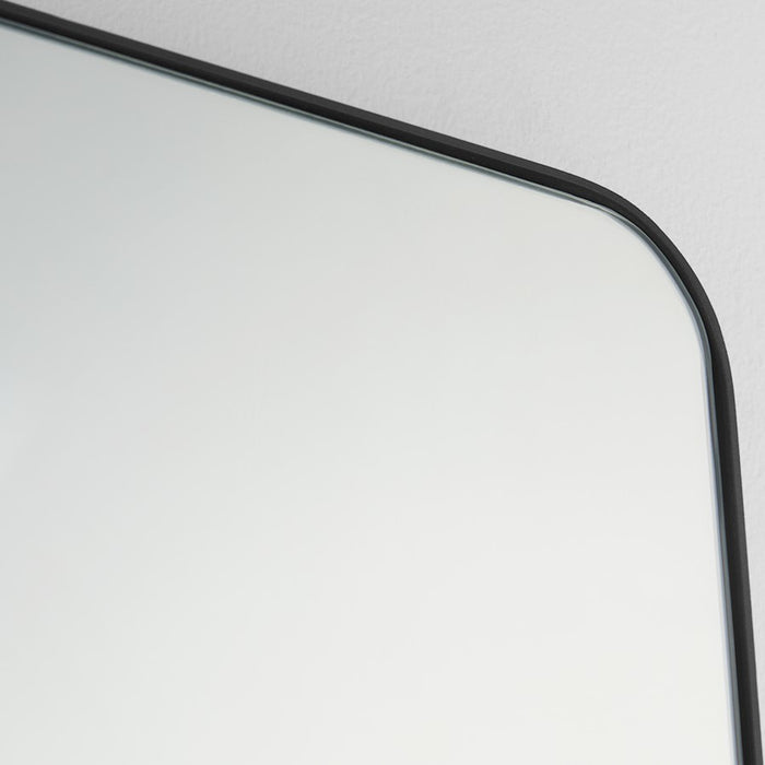Quorum 24X36 Stadium Mirror, Matte Black
