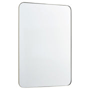 Quorum 24X36 Stadium Mirror, Silver - 12-2436-61