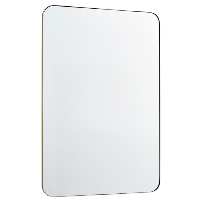 Quorum 24X36 Stadium Mirror, Silver - 12-2436-61