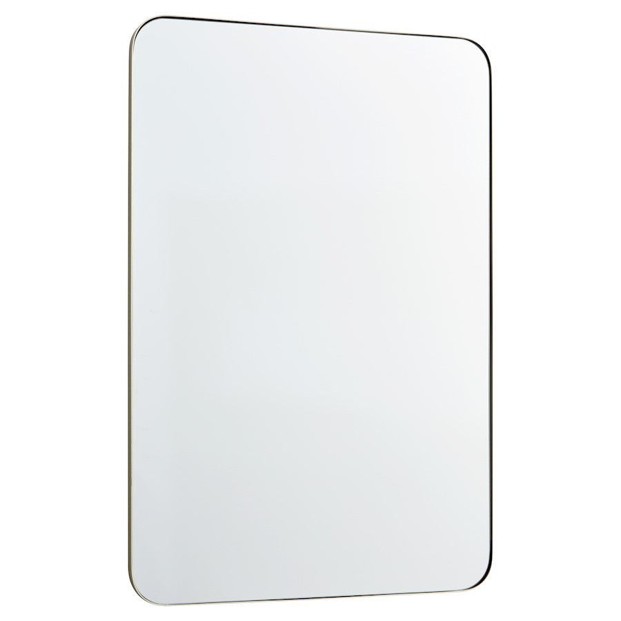 Quorum 24X36 Stadium Mirror, Silver - 12-2436-61