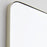 Quorum 24X36 Stadium Mirror, Silver