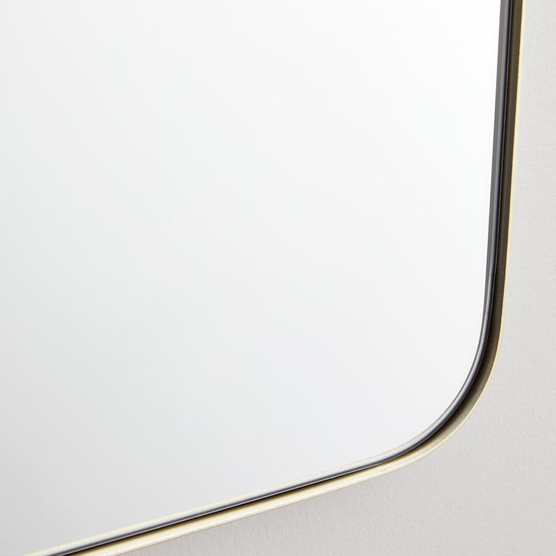 Quorum 24X36 Stadium Mirror, Silver