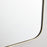 Quorum 24X36 Stadium Mirror, Silver