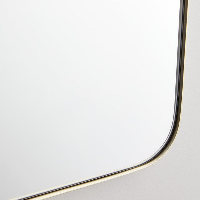 Quorum 24X36 Stadium Mirror, Silver