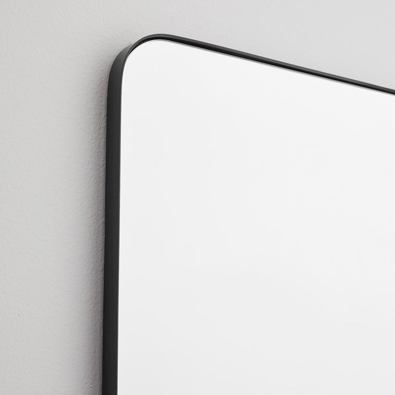 Quorum 30X40 Stadium Mirror, Matte Black