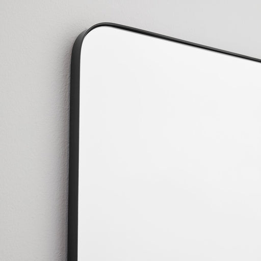 Quorum 30X40 Stadium Mirror, Matte Black