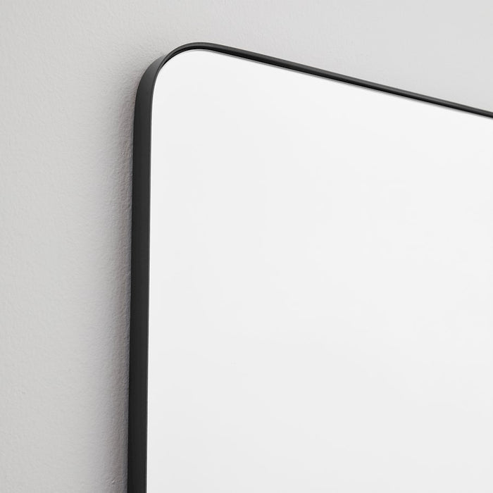 Quorum 30X40 Stadium Mirror, Matte Black