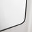 Quorum 30X40 Stadium Mirror, Matte Black