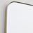 Quorum 30X40 Stadium Mirror, Silver