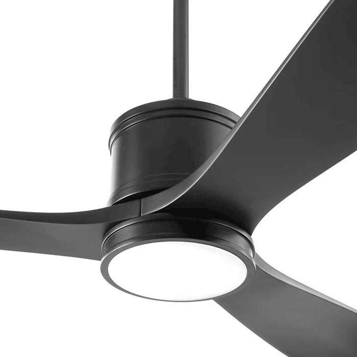 Quorum Portland 58" Wet Patio Fan, Matte Black