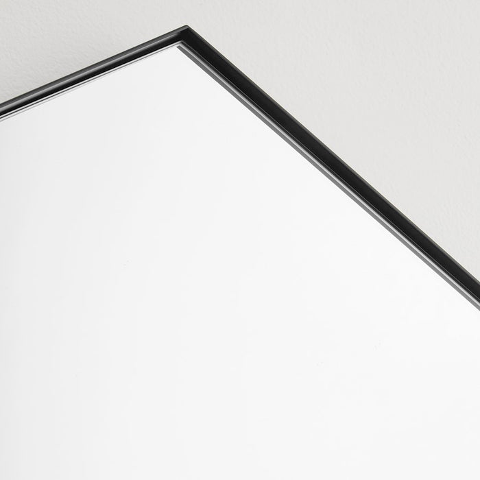 Quorum 24X34 Hexgon Mirror, Matte Black