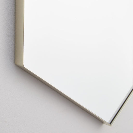 Quorum 24X34 Hexgon Mirror, Silver