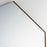 Quorum 28X40 Hexgon Mirror, Gold