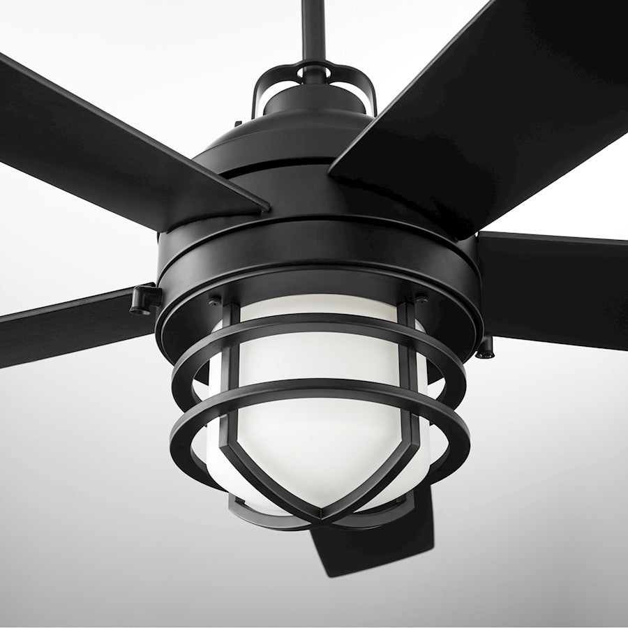 Quorum Niles 64" Patio Fan, Matte Black