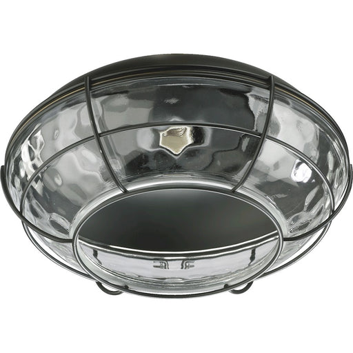 Quorum Hudson 1 Light Outdoor Flush Mount, Old World
