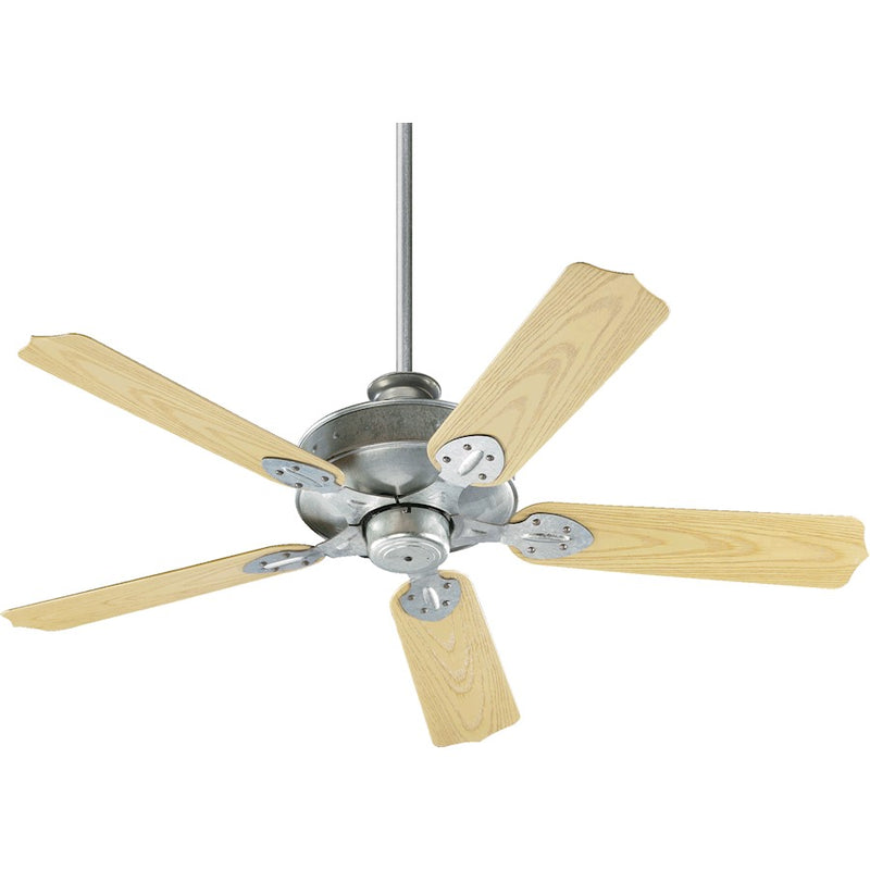Quorum Hudson Ceiling Fan, Galvanized