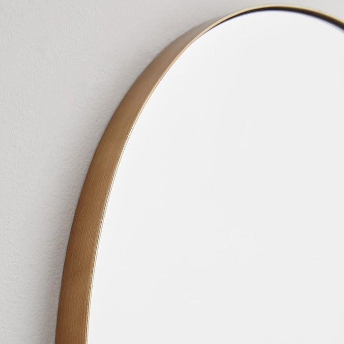 Quorum 24X38 Arch Mirror, Gold