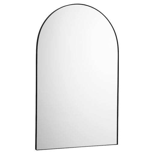 Quorum 24X38 Arch Mirror, Matte Black - 14-2438-59