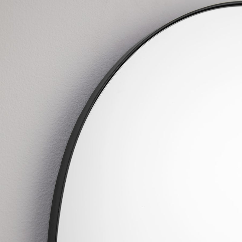 Quorum 24X38 Arch Mirror, Matte Black