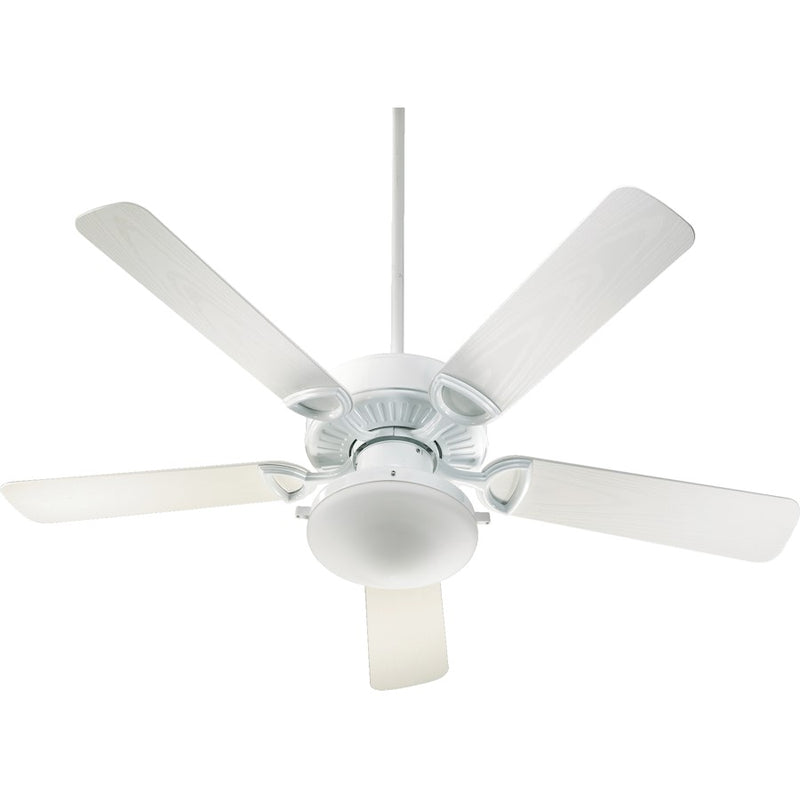 Quorum Estate Patio 2 Light Ceiling Fan, White