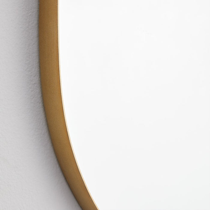 Quorum 20X32 Capsule Mirror, Gold