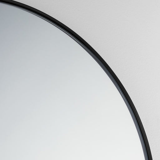 Quorum 20X32 Capsule Mirror, Matte Black