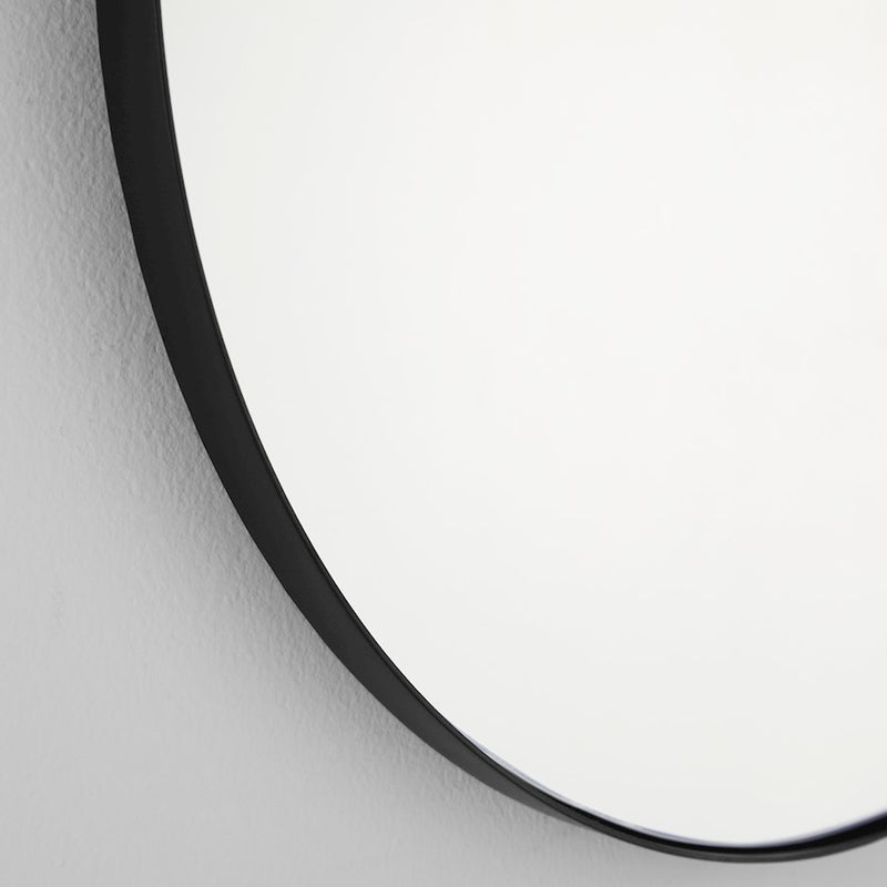 Quorum 21X40 Capsule Mirror, Matte Black