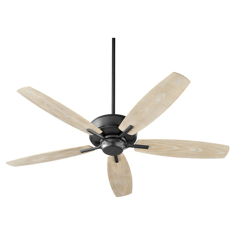 Quorum Breeze Patio Light Patio Fan, Noir