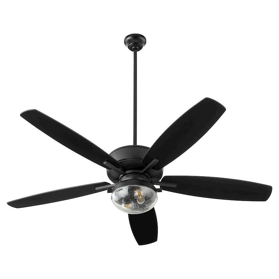 Quorum Breeze 52" Ceiling Fan, Matte Black