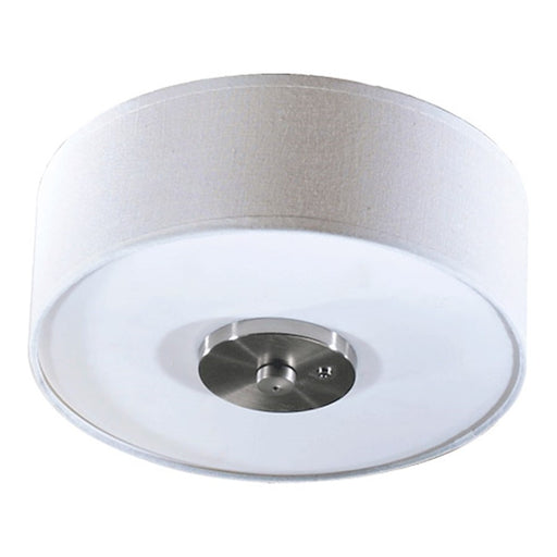 Quorum 3 Light Light Kit, Satin Nickel/Cream