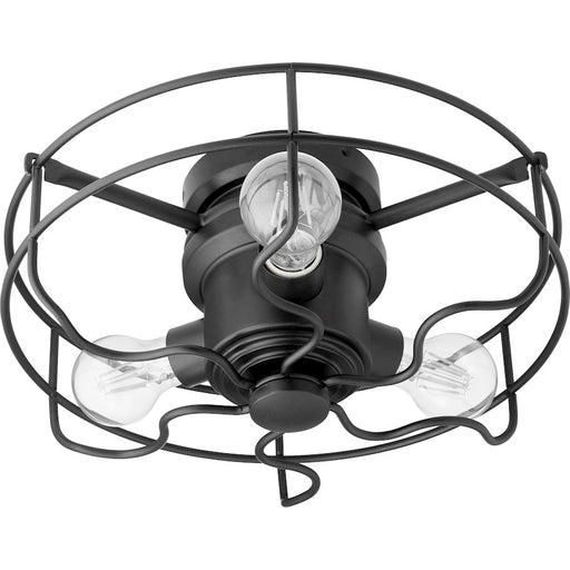 Quorum Windmill 3 Light Cage Kit, Noir