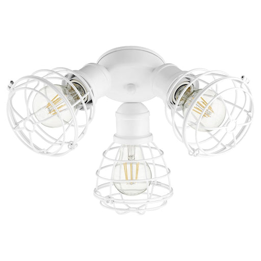 Quorum 3 Light Patio Light Kit, Studio White