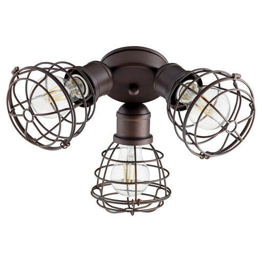 Quorum 3 Light Patio Light Kit, Oiled Bronze