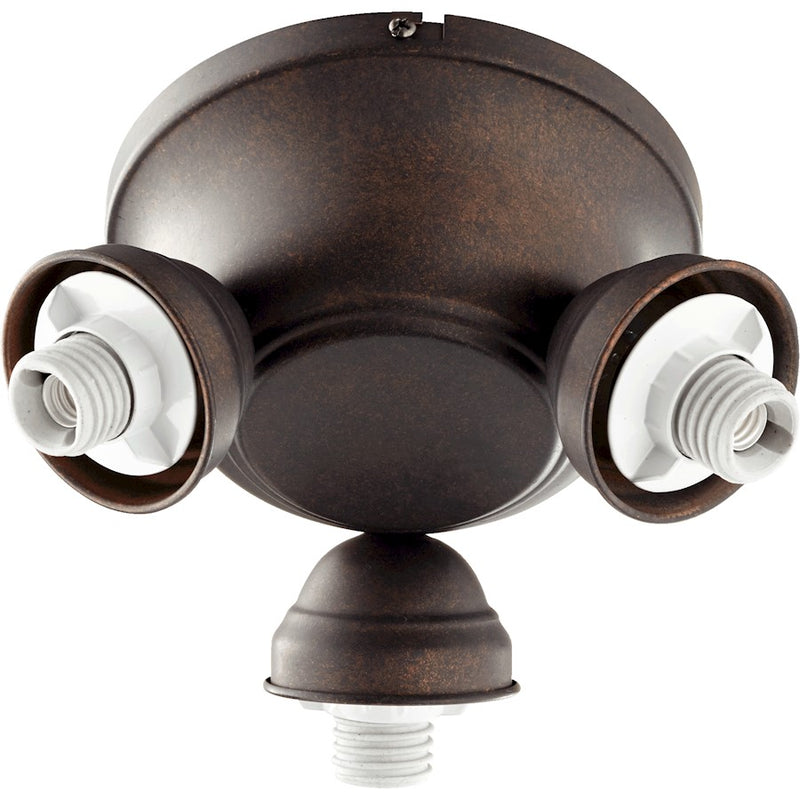 Quorum Salon 3 Light, Light Kit, Toasted Sienna