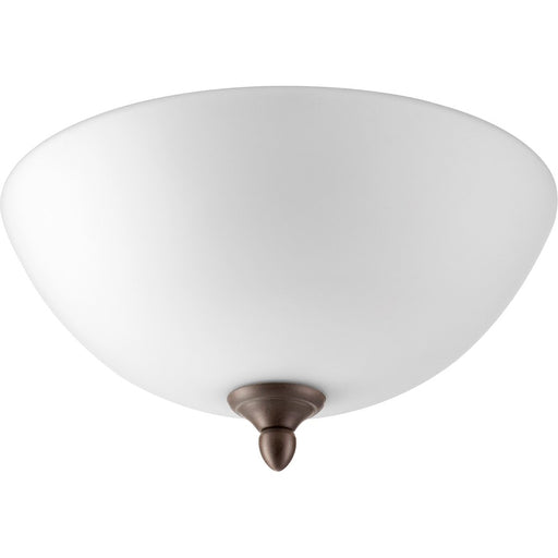 Quorum 2 Light 11.75' Light Kit, Oiled Bronze/Satin Opal