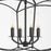 Quorum Mantle 4Lt Dual Mount, Matte Black