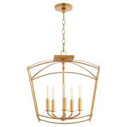 Quorum Mantle 5Lt Dual Mount, Gold Leaf - 2812-18-74