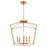 Quorum Mantle 5Lt Dual Mount, Gold Leaf