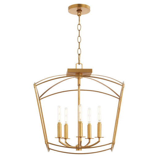 Quorum Mantle 5Lt Dual Mount, Gold Leaf