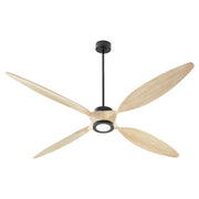 Quorum Papillon 80" Wifi Ceiling Fan, Matte Black