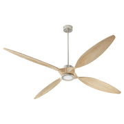 Quorum Papillon 80" Wifi Ceiling Fan, Satin Nickel