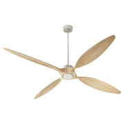 Quorum Papillon 80" Wifi Ceiling Fan, Satin Nickel