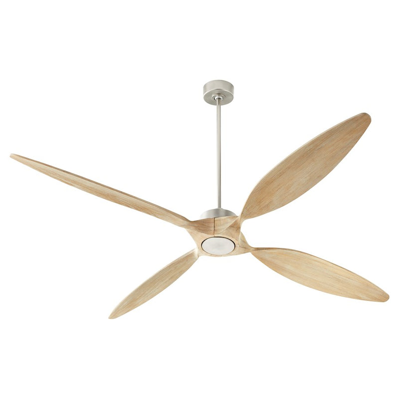 Quorum Papillon 80" Wifi Ceiling Fan, Satin Nickel