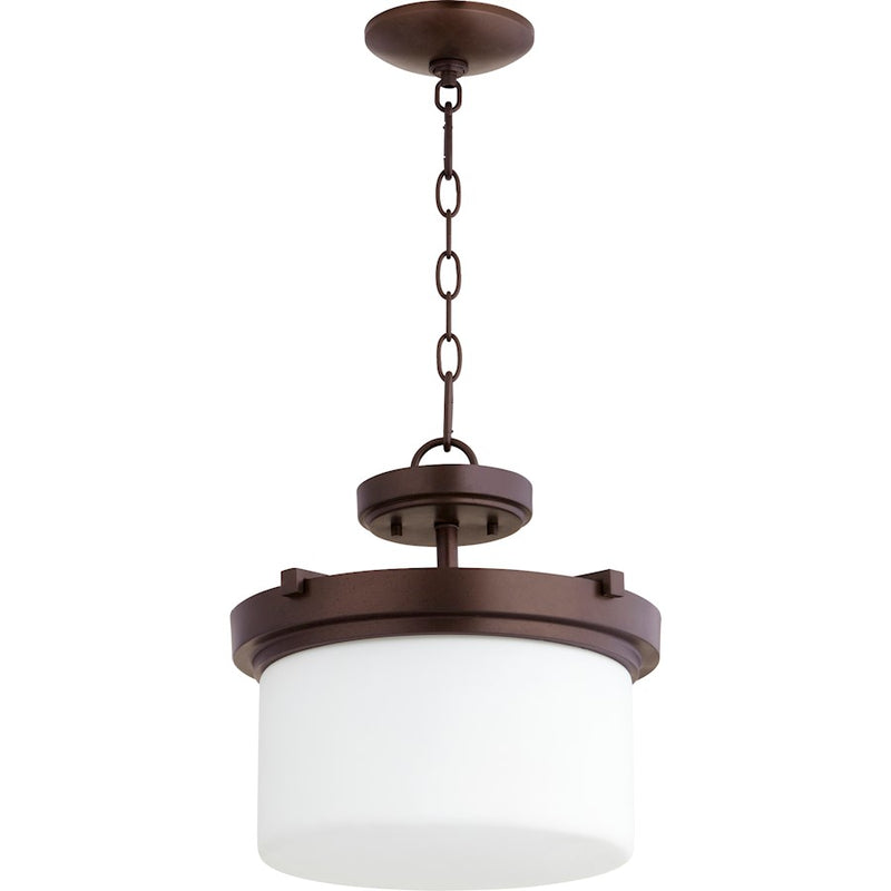 Quorum Lancaster 2 Light 13' Dual Mount, Oiled Bronze