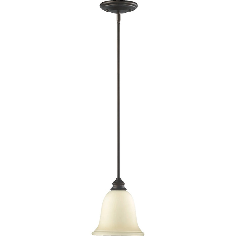 Quorum Bryant 1 Light Pendant, Oiled Bronze
