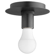 Quorum 1 Light Ceiling Mount, Noir